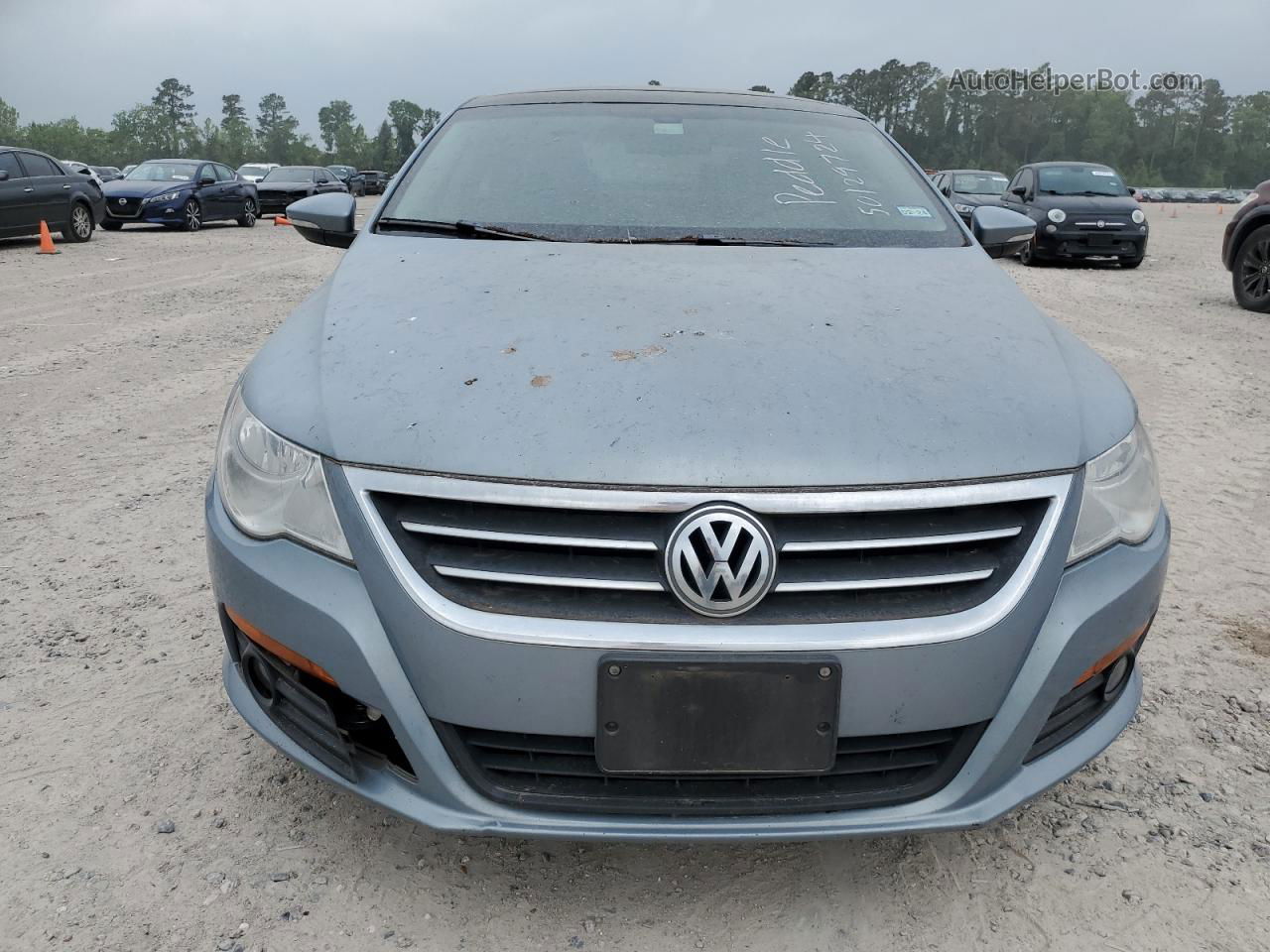 2012 Volkswagen Cc Luxury Blue vin: WVWHN7AN2CE539962