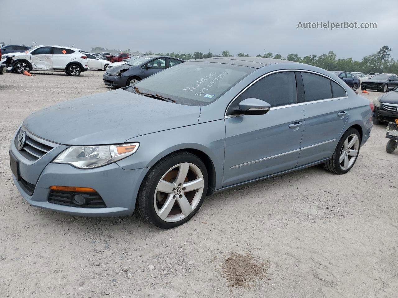 2012 Volkswagen Cc Luxury Blue vin: WVWHN7AN2CE539962