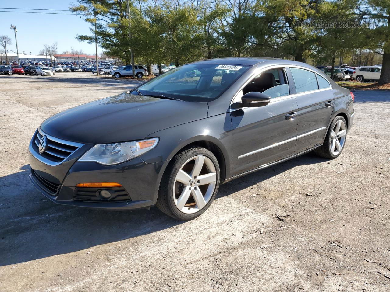 2012 Volkswagen Cc Luxury Charcoal vin: WVWHN7AN4CE522502