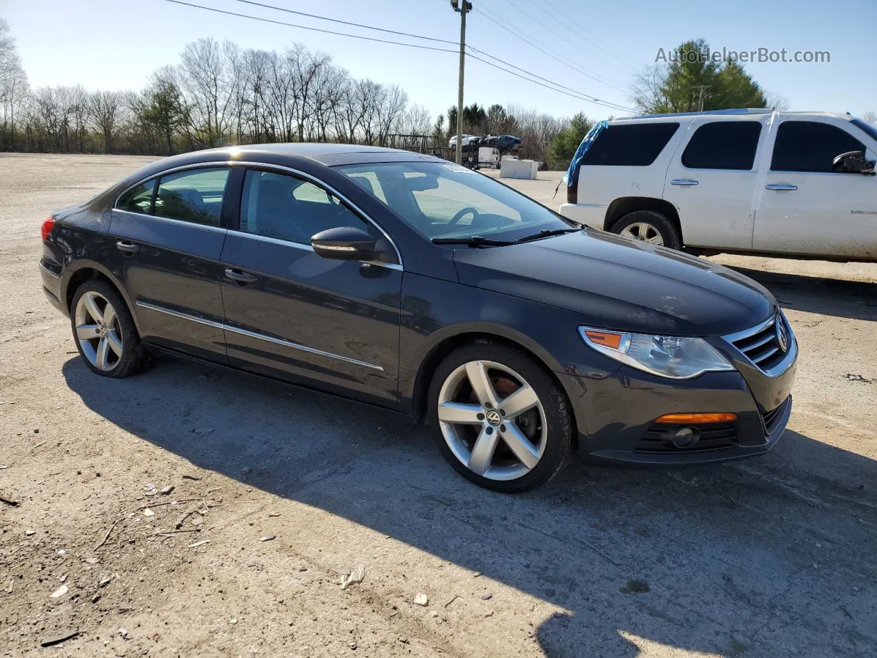 2012 Volkswagen Cc Luxury Charcoal vin: WVWHN7AN4CE522502