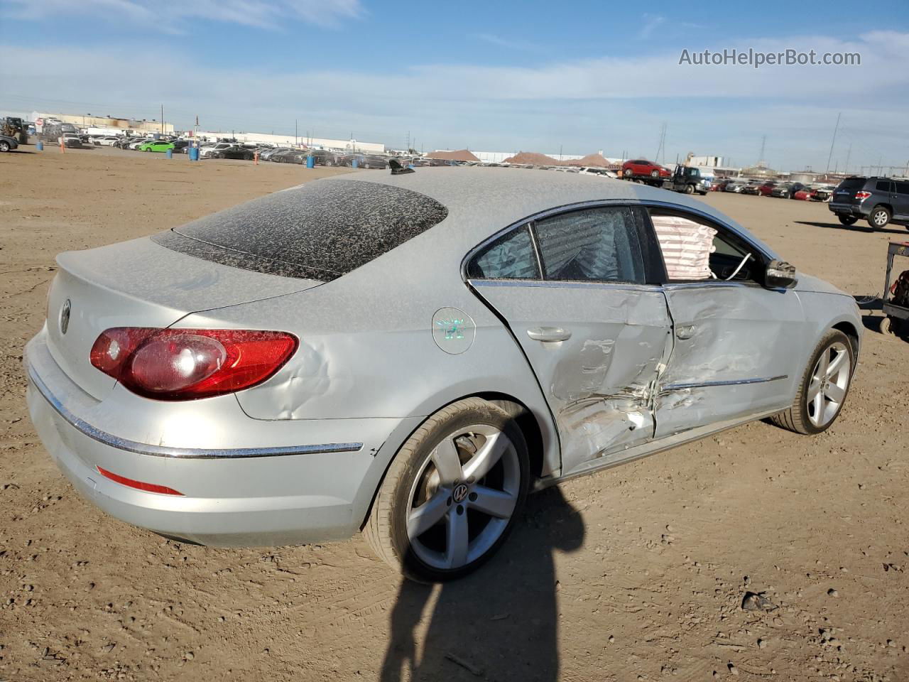 2012 Volkswagen Cc Luxury Silver vin: WVWHN7AN5CE508849