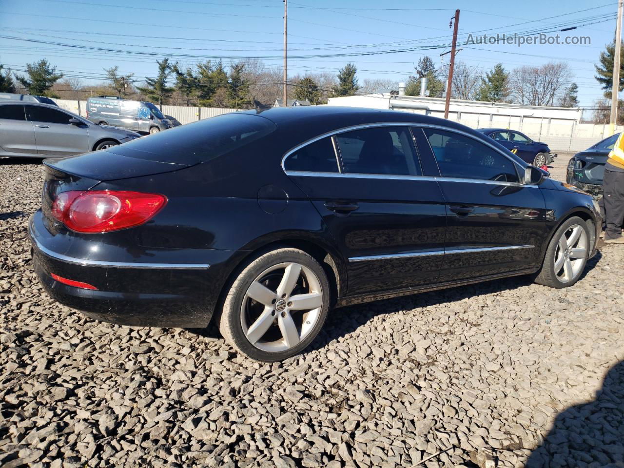 2012 Volkswagen Cc Luxury Black vin: WVWHN7AN6CE547837