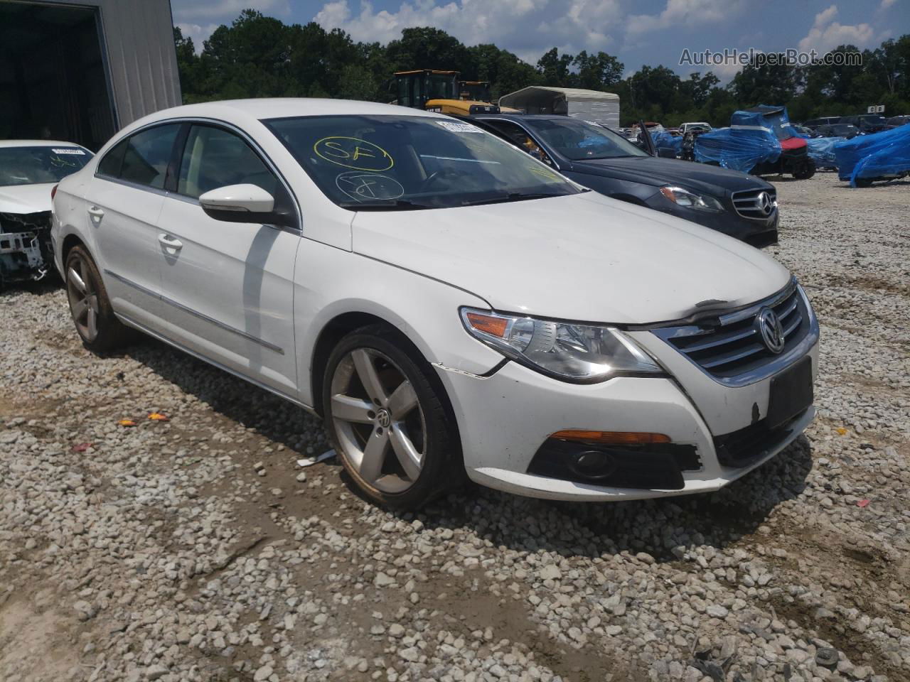 2012 Volkswagen Cc Luxury White vin: WVWHN7AN6CE548616