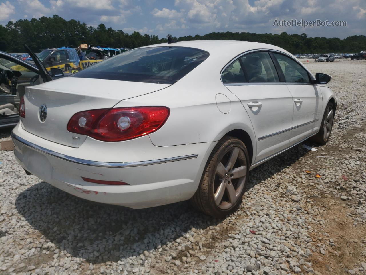 2012 Volkswagen Cc Luxury Белый vin: WVWHN7AN6CE548616