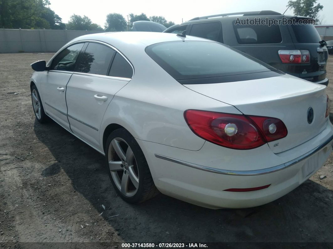 2012 Volkswagen Cc Lux Plus White vin: WVWHN7AN7CE509291