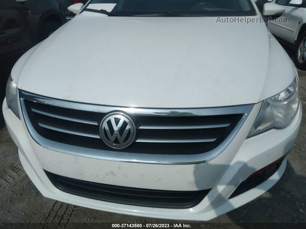 2012 Volkswagen Cc Lux Plus White vin: WVWHN7AN7CE509291