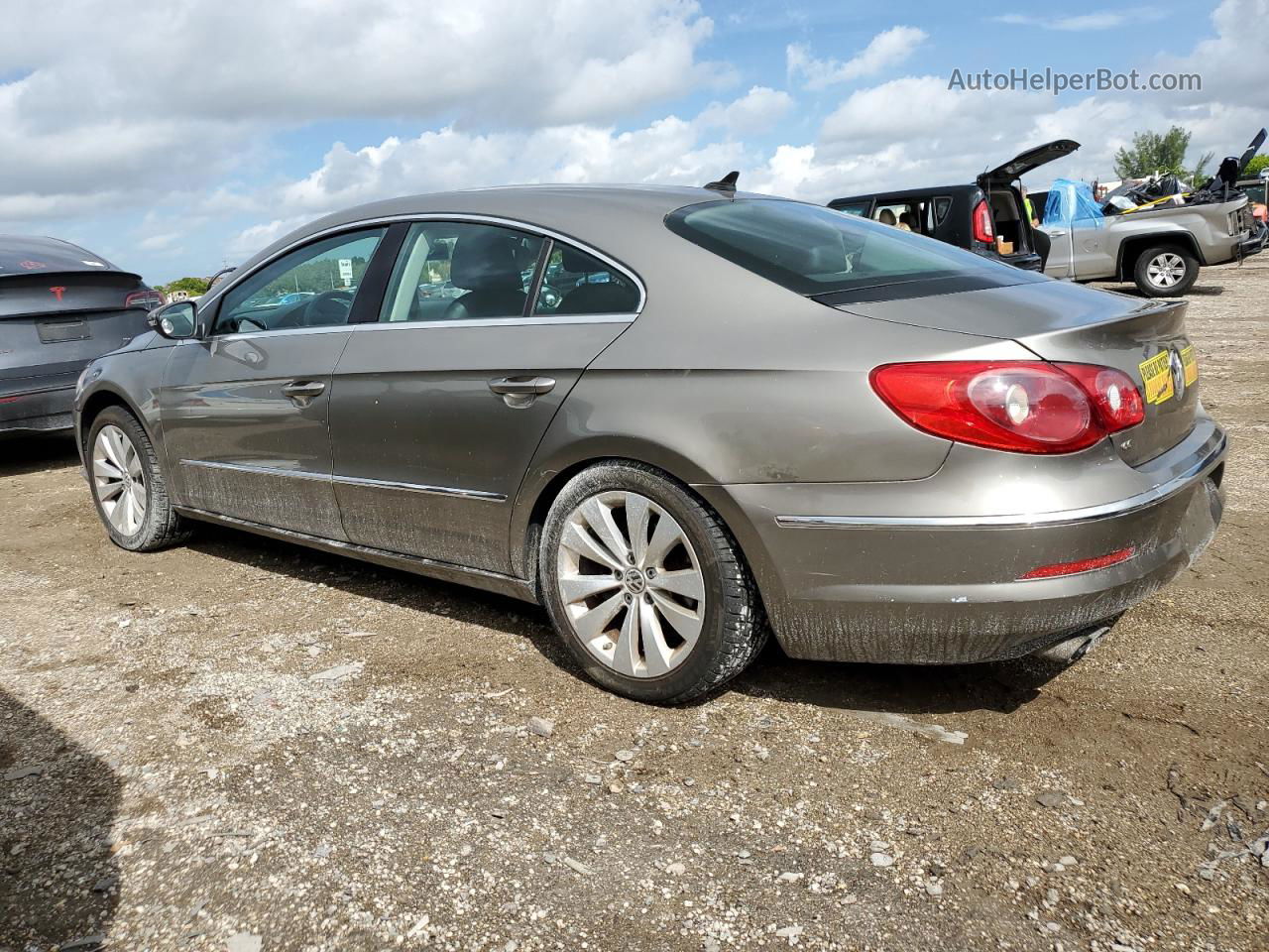 2012 Volkswagen Cc Luxury Tan vin: WVWHN7AN7CE510537