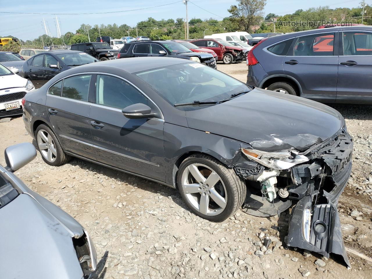 2012 Volkswagen Cc Luxury Gray vin: WVWHN7AN8CE522230