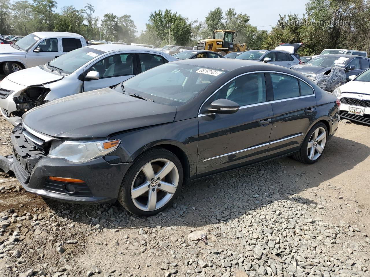 2012 Volkswagen Cc Luxury Gray vin: WVWHN7AN8CE522230