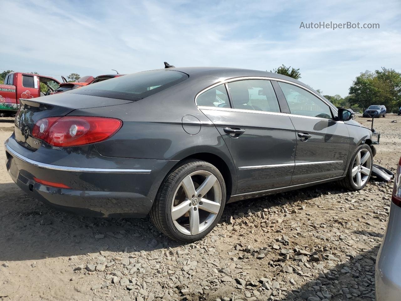 2012 Volkswagen Cc Luxury Gray vin: WVWHN7AN8CE522230