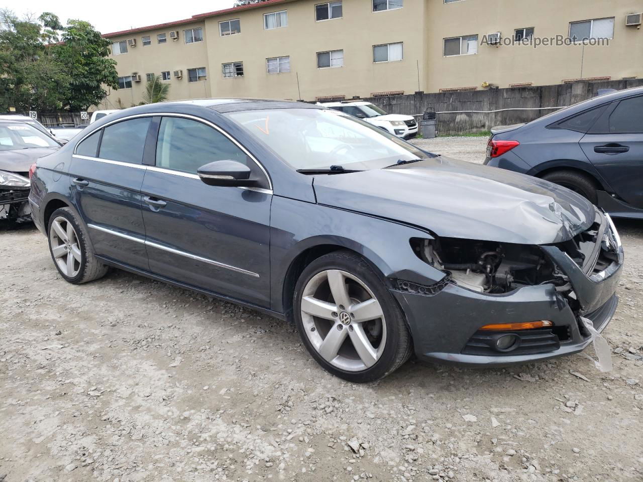 2012 Volkswagen Cc Luxury Charcoal vin: WVWHN7AN8CE522552