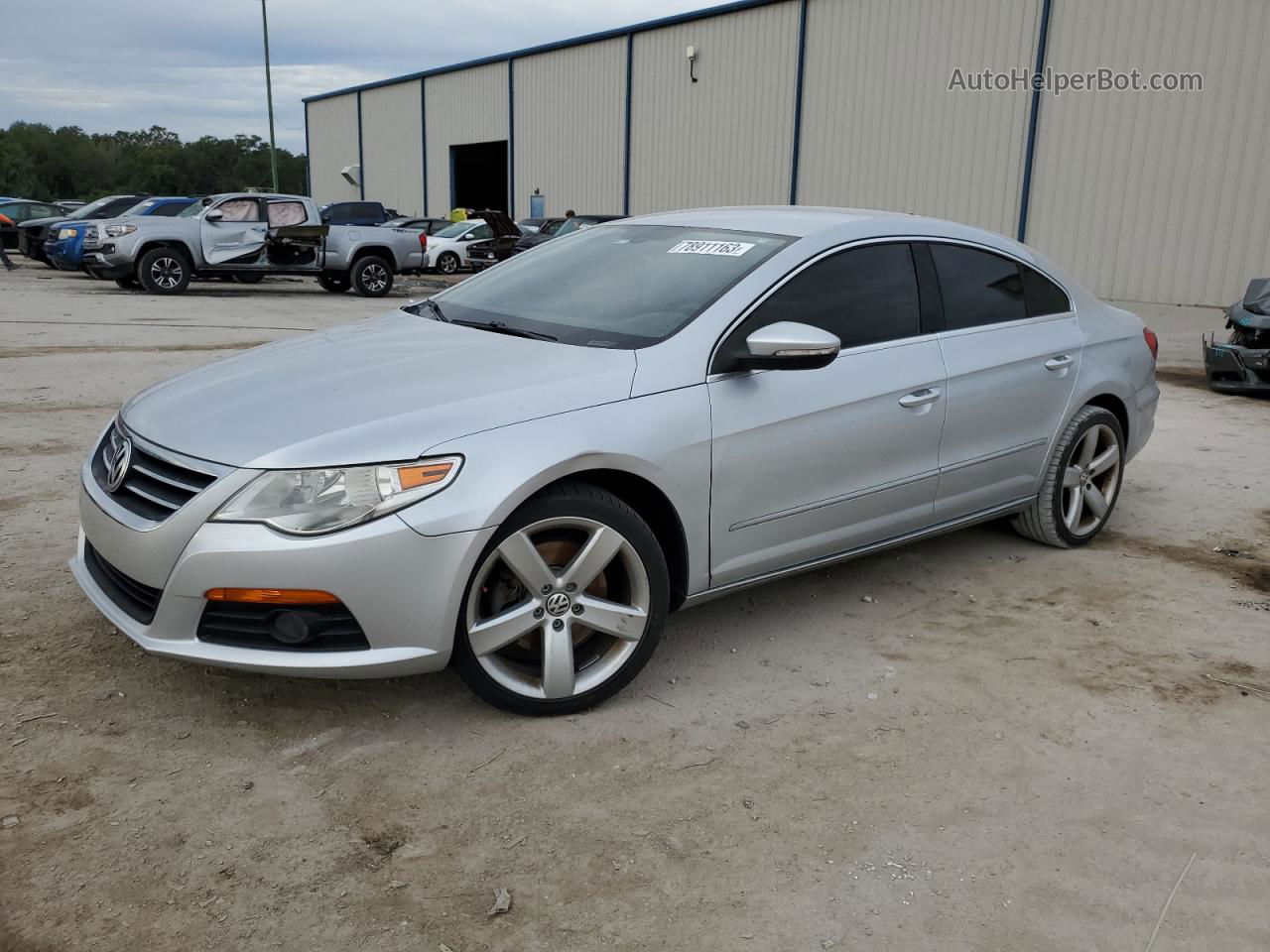 2012 Volkswagen Cc Luxury Silver vin: WVWHN7ANXCE545590