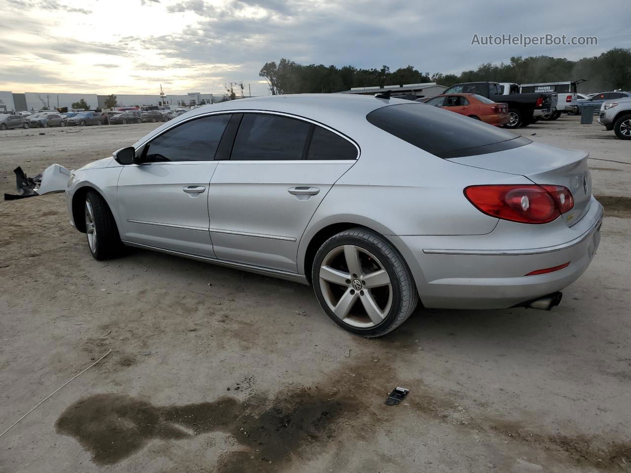 2012 Volkswagen Cc Luxury Silver vin: WVWHN7ANXCE545590