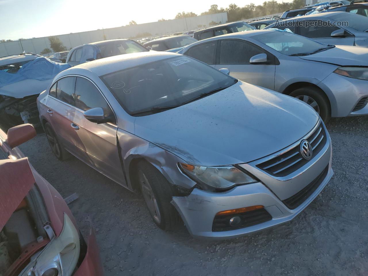 2012 Volkswagen Cc Luxury Silver vin: WVWHN7ANXCE545590