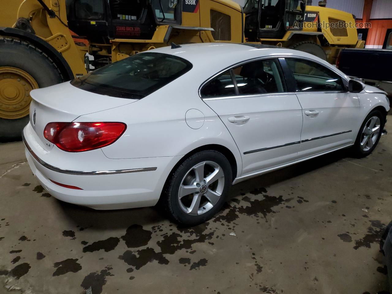 2012 Volkswagen Cc Luxury White vin: WVWHN9AN6CE505664