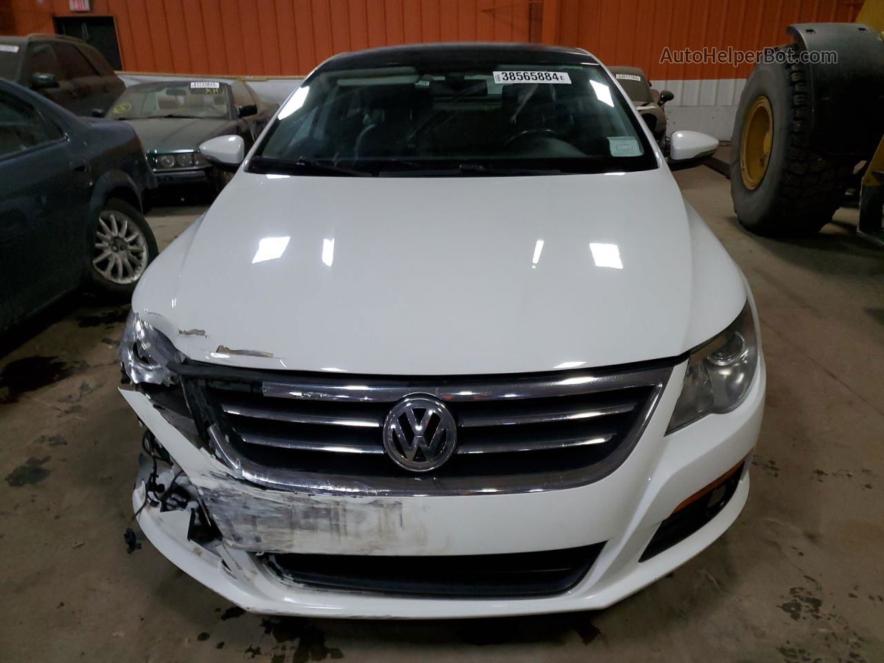 2012 Volkswagen Cc Luxury White vin: WVWHN9AN6CE505664