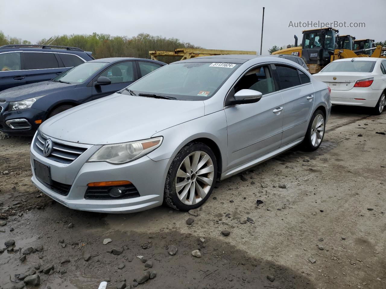 2012 Volkswagen Cc Luxury Silver vin: WVWHP7AN0CE508610