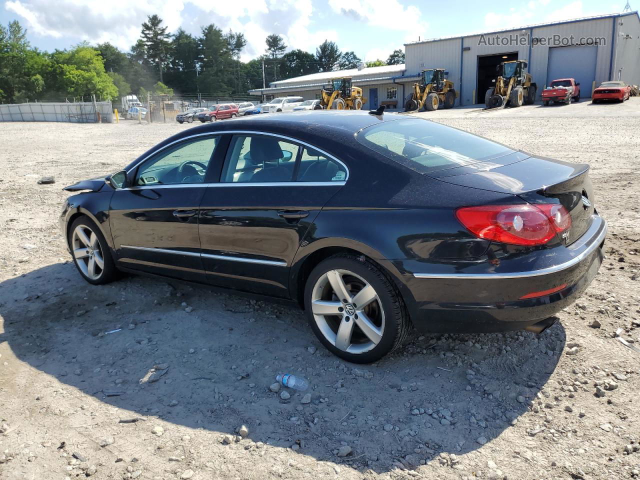 2012 Volkswagen Cc Luxury Black vin: WVWHP7AN0CE511443