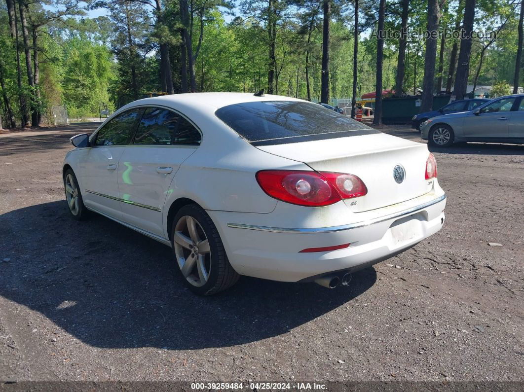 2012 Volkswagen Cc Lux White vin: WVWHP7AN1CE502220