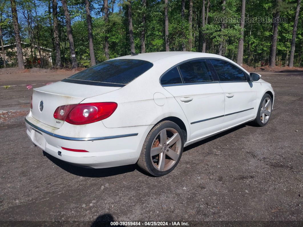 2012 Volkswagen Cc Lux White vin: WVWHP7AN1CE502220