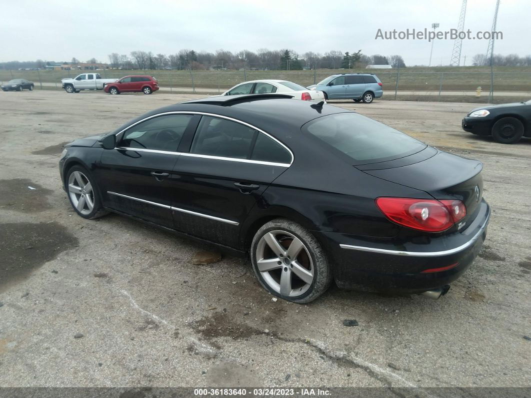 2012 Volkswagen Cc Lux Plus Pzev Black vin: WVWHP7AN3CE553153