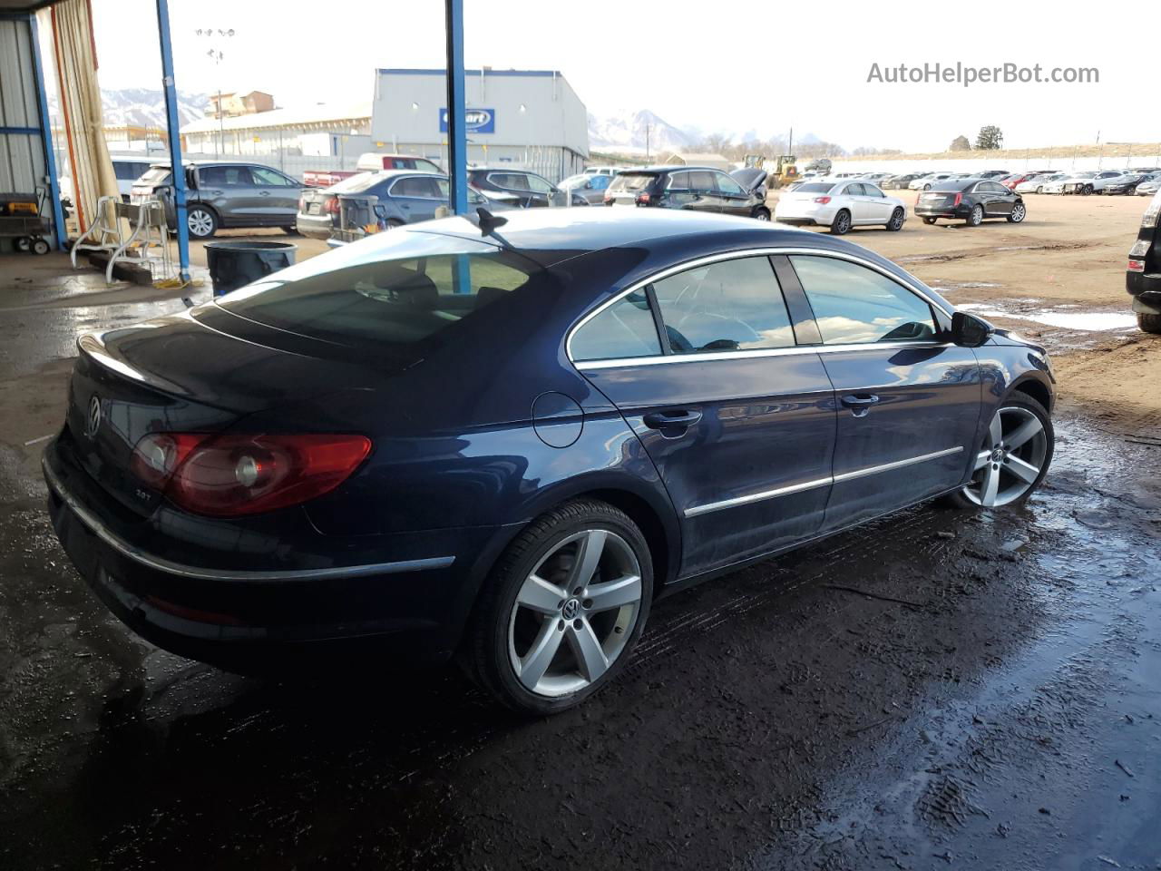 2012 Volkswagen Cc Luxury Blue vin: WVWHP7AN4CE507105