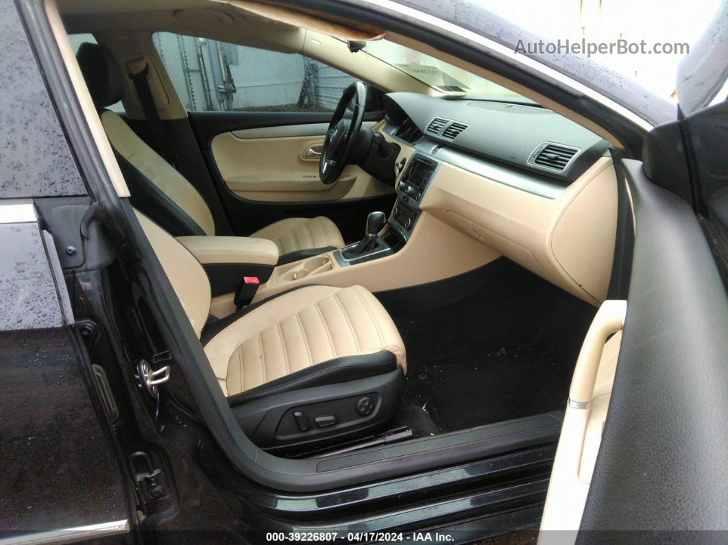 2012 Volkswagen Cc Lux Черный vin: WVWHP7AN4CE531422