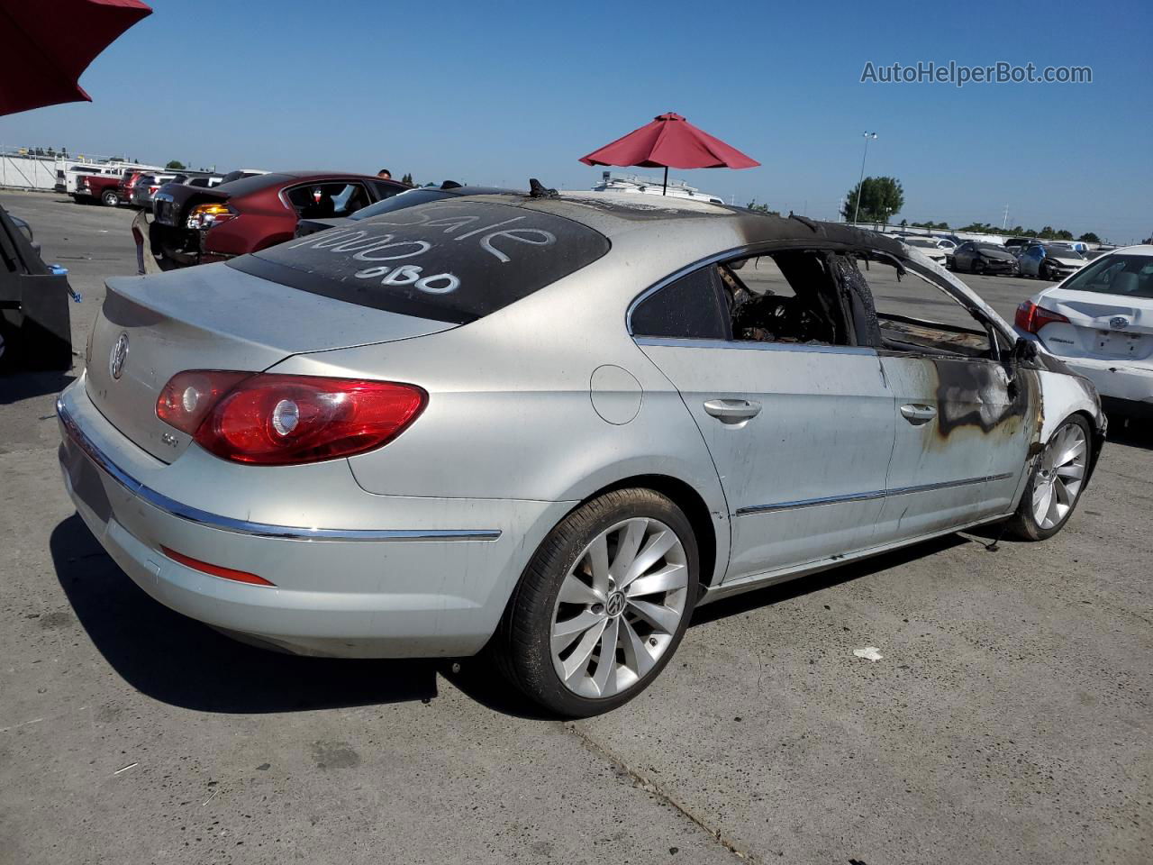 2012 Volkswagen Cc Luxury Пожар vin: WVWHP7AN5CE506528