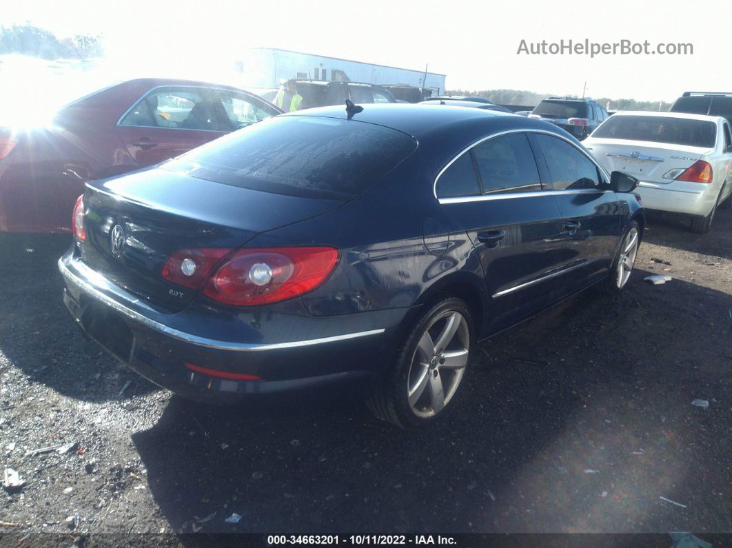 2012 Volkswagen Cc Lux Plus Blue vin: WVWHP7AN7CE523931