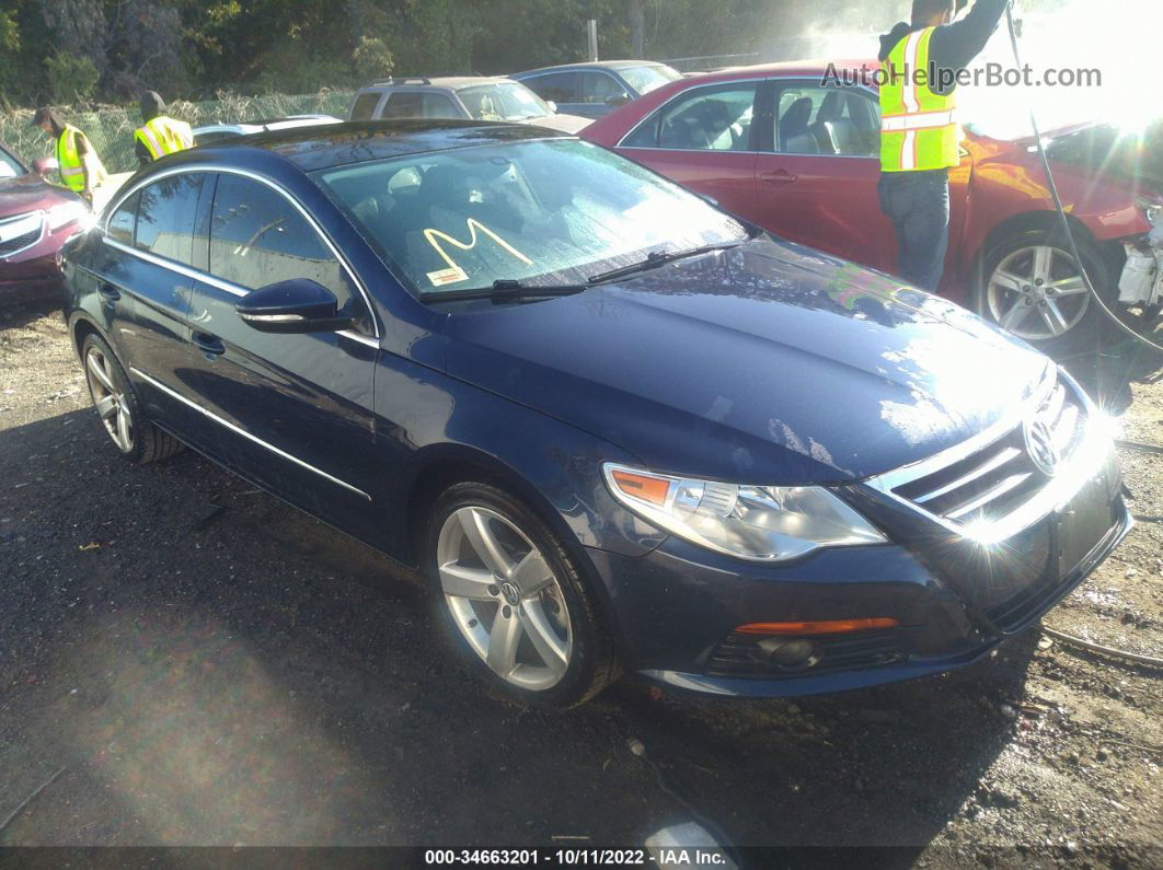 2012 Volkswagen Cc Lux Plus Blue vin: WVWHP7AN7CE523931