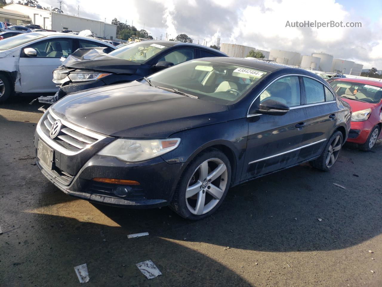 2012 Volkswagen Cc Luxury Black vin: WVWHP7AN8CE503591