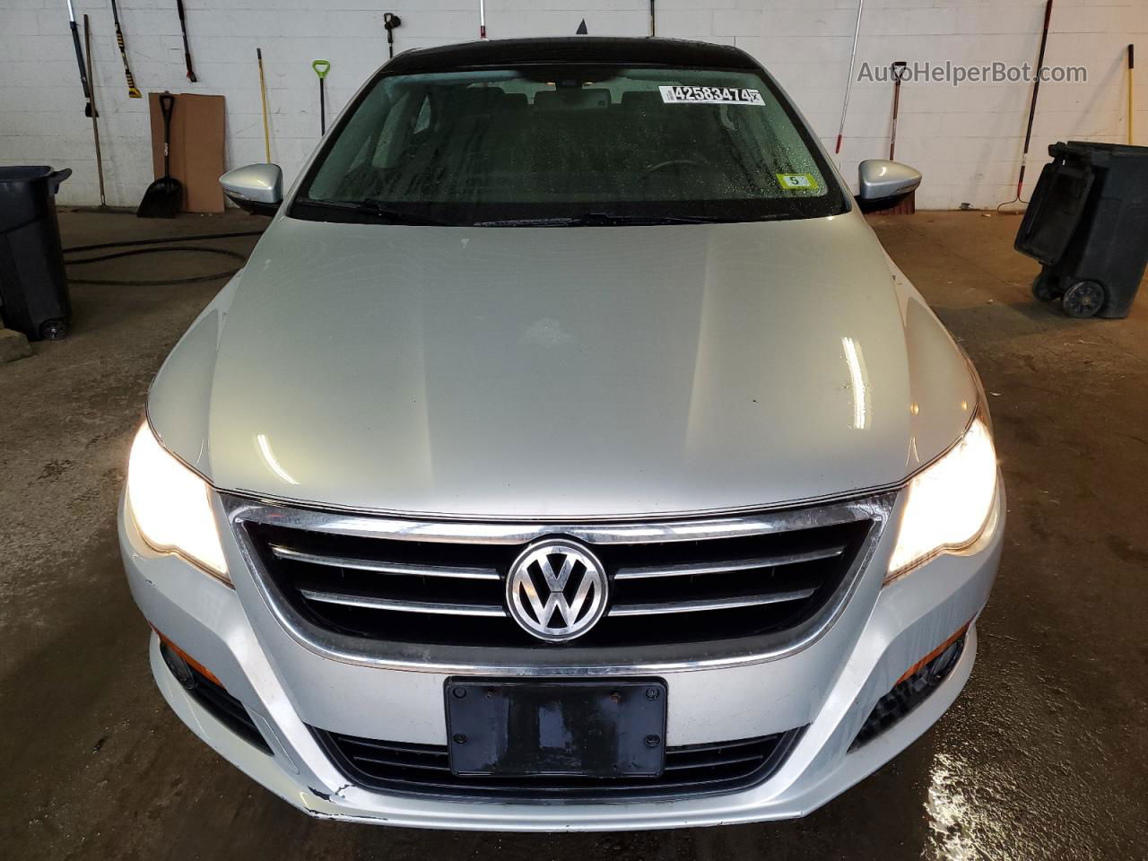 2012 Volkswagen Cc Luxury Silver vin: WVWHP7AN8CE504448