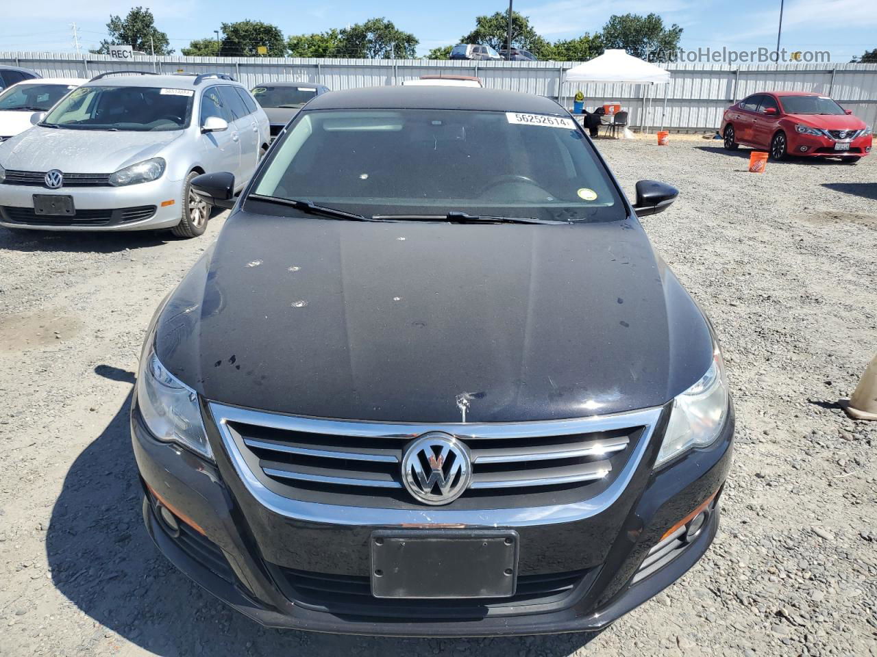 2012 Volkswagen Cc Luxury Black vin: WVWHP7AN8CE524358