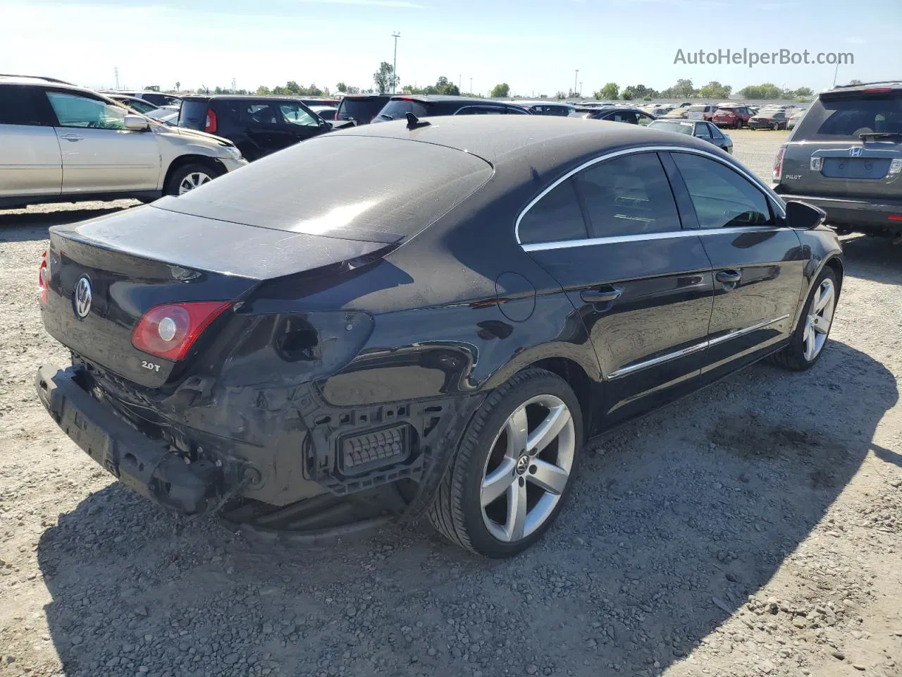 2012 Volkswagen Cc Luxury Black vin: WVWHP7AN8CE524358