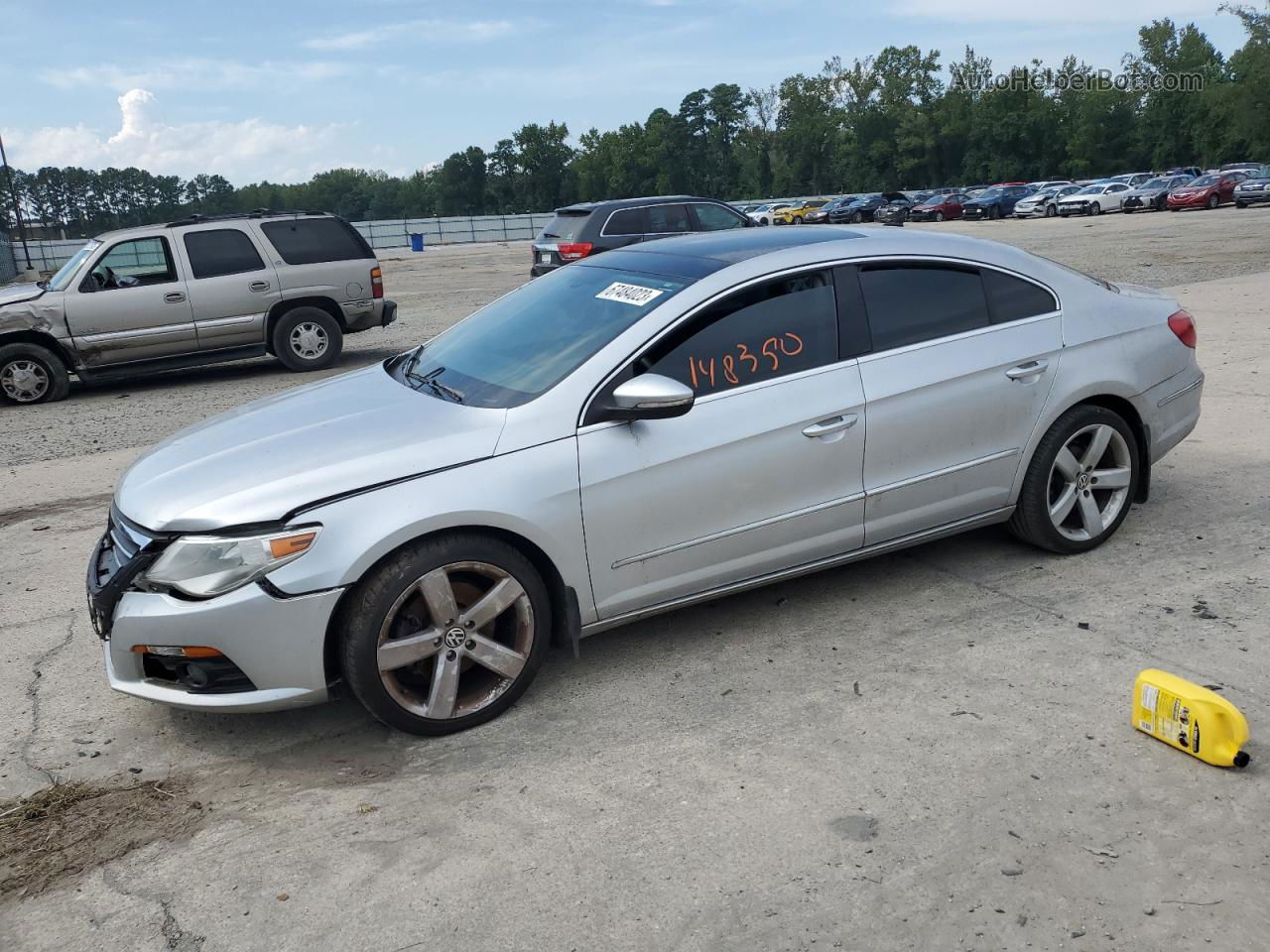 2012 Volkswagen Cc Luxury Silver vin: WVWHP7ANXCE513877