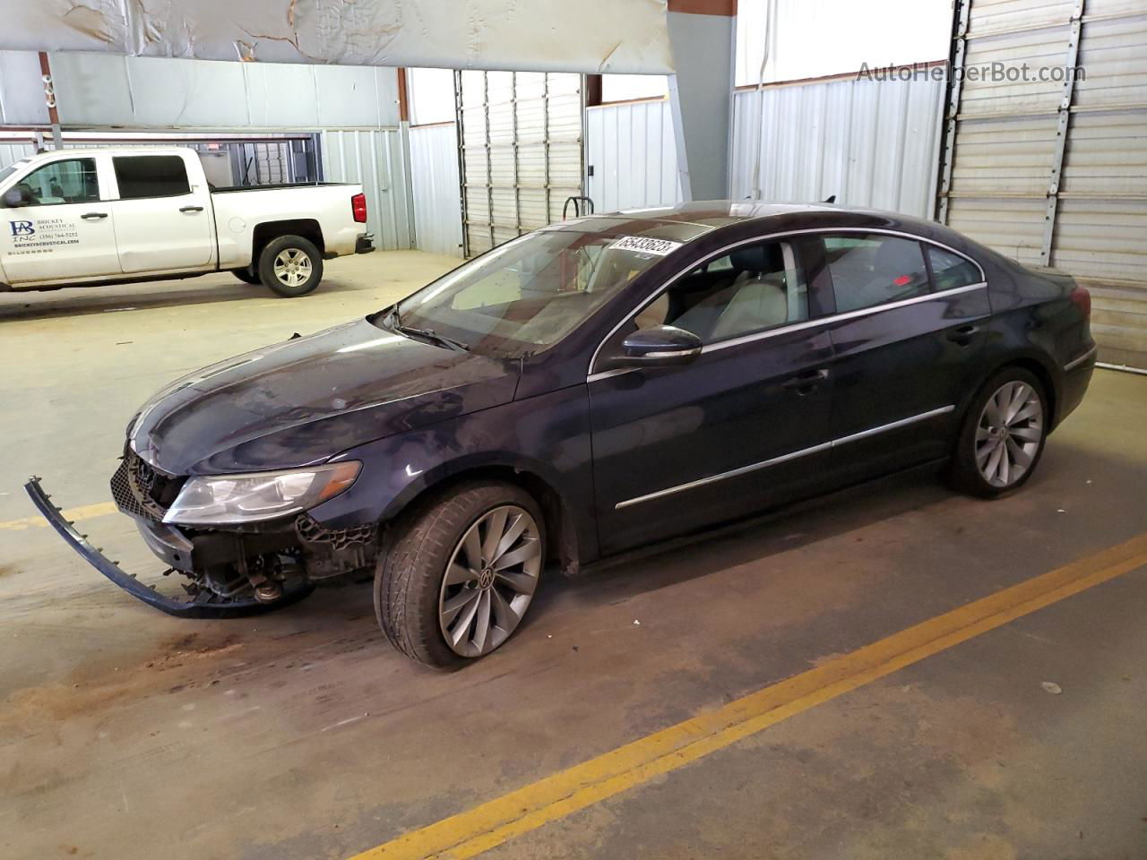 2013 Volkswagen Cc Luxury Синий vin: WVWHU7AN3DE504545