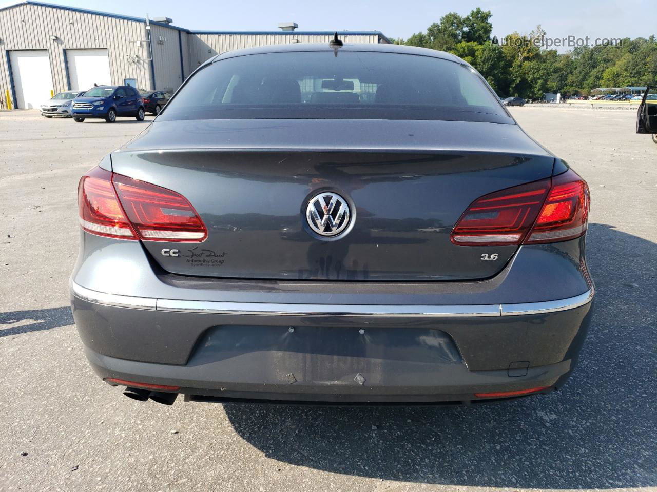 2013 Volkswagen Cc Luxury Charcoal vin: WVWHU7AN7DE500871