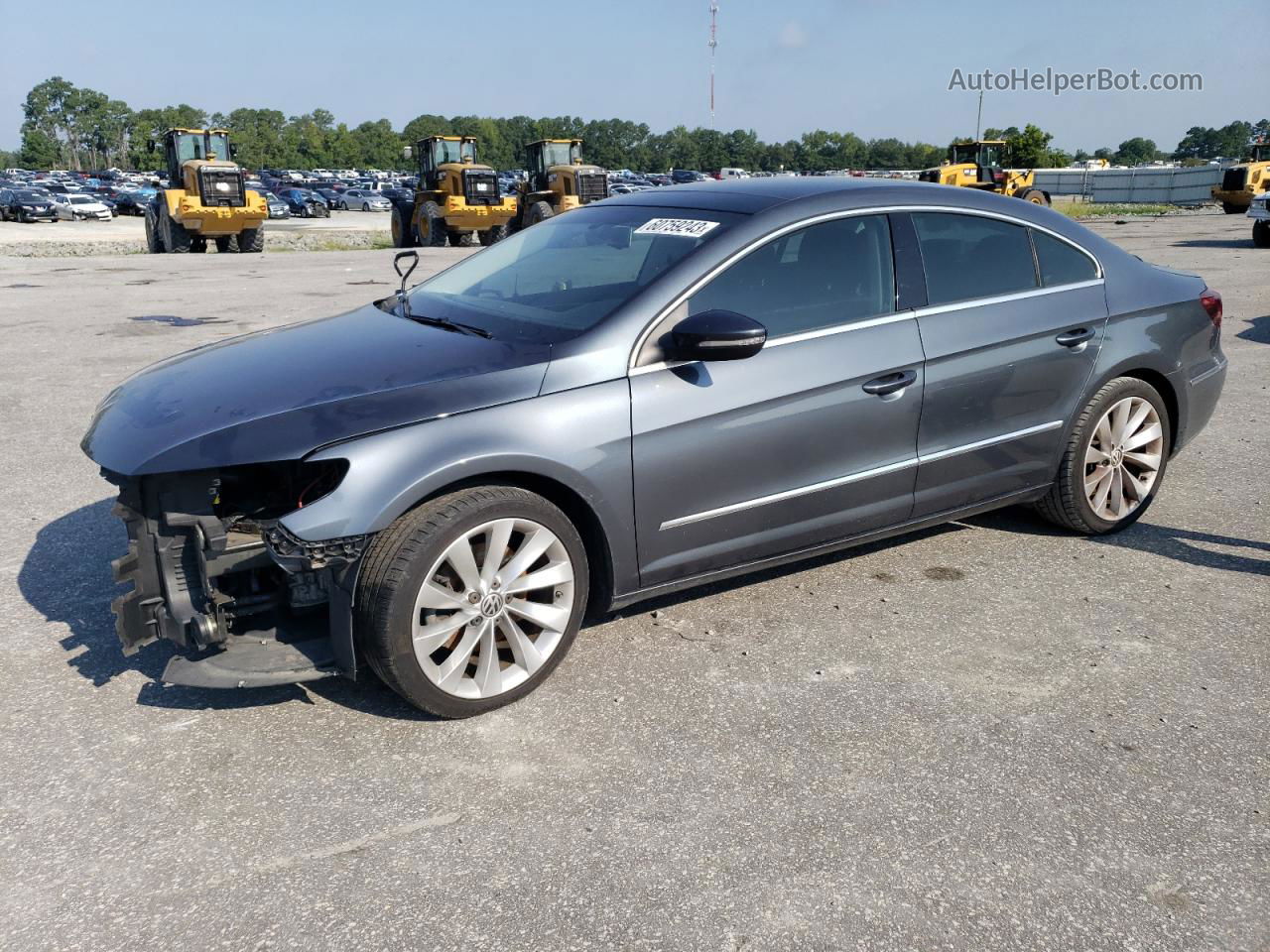 2013 Volkswagen Cc Luxury Угольный vin: WVWHU7AN7DE500871