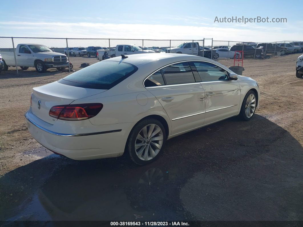 2013 Volkswagen Cc 3.6l Vr6 Lux White vin: WVWHU7AN9DE500662