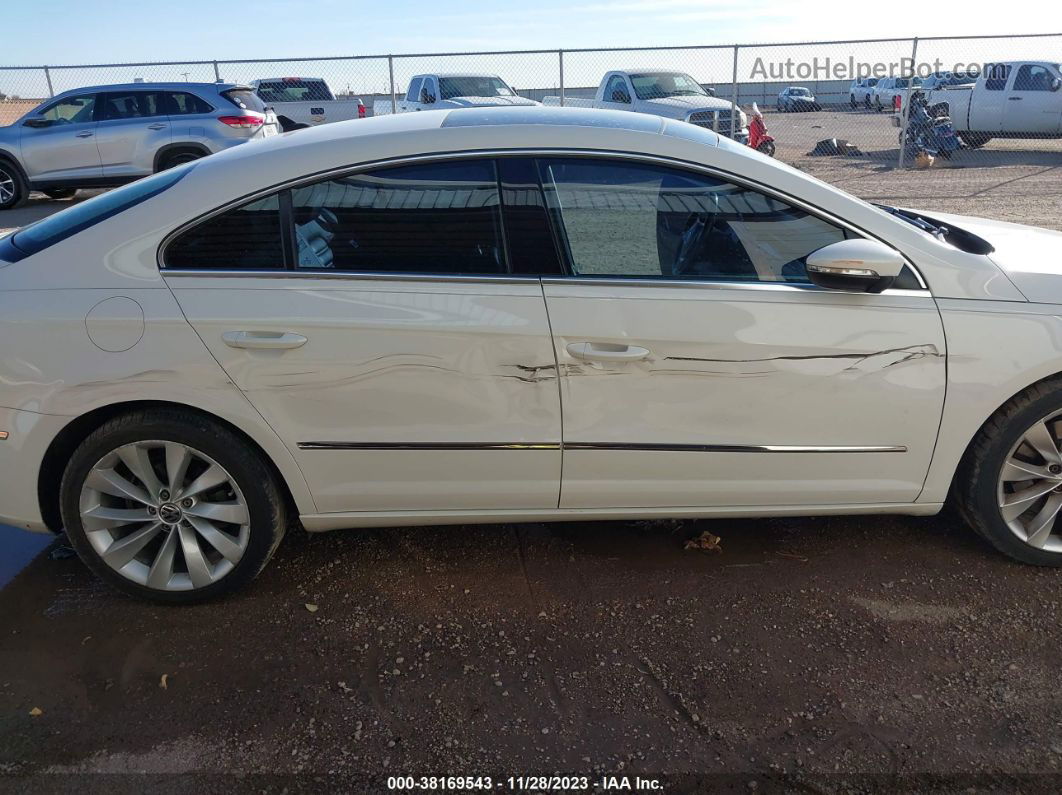 2013 Volkswagen Cc 3.6l Vr6 Lux White vin: WVWHU7AN9DE500662