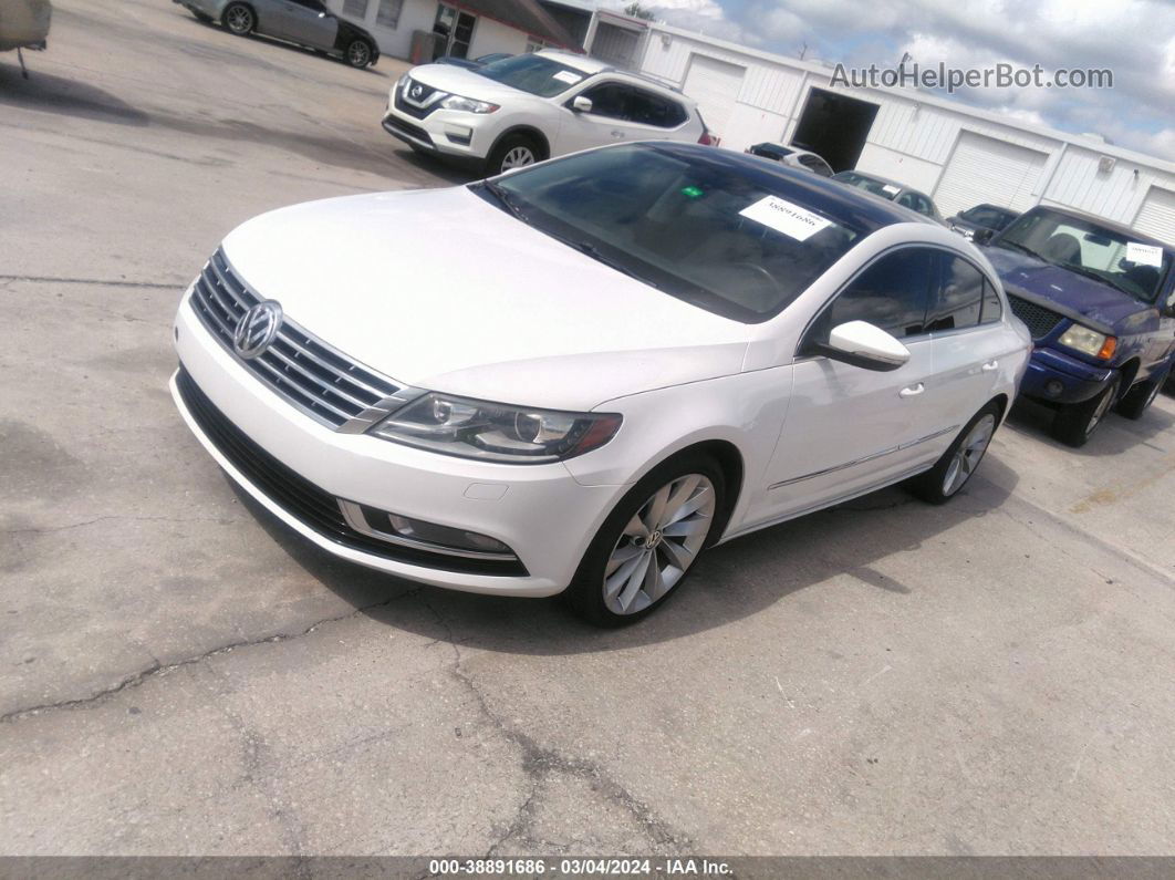 2013 Volkswagen Cc 3.6l Vr6 Lux White vin: WVWHU7ANXDE509466