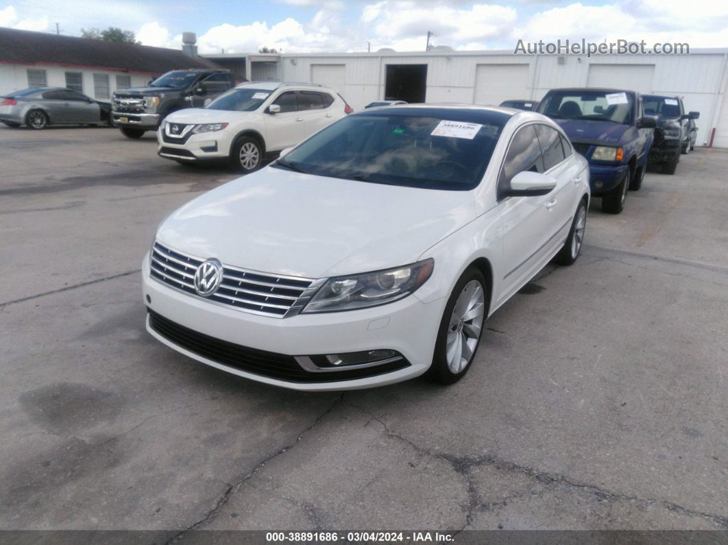 2013 Volkswagen Cc 3.6l Vr6 Lux White vin: WVWHU7ANXDE509466