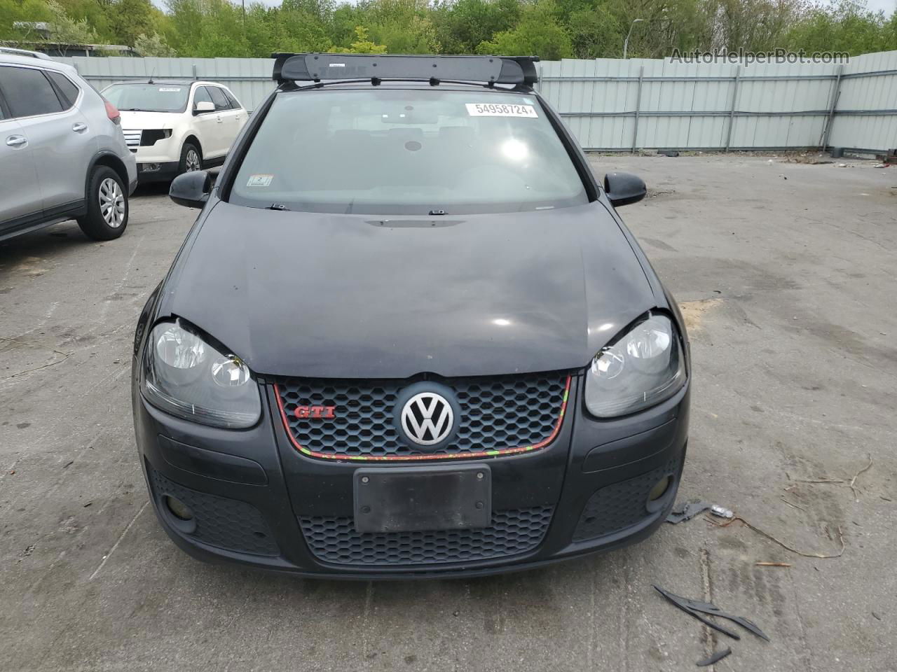 2008 Volkswagen Gti  Черный vin: WVWHV71K08W162250