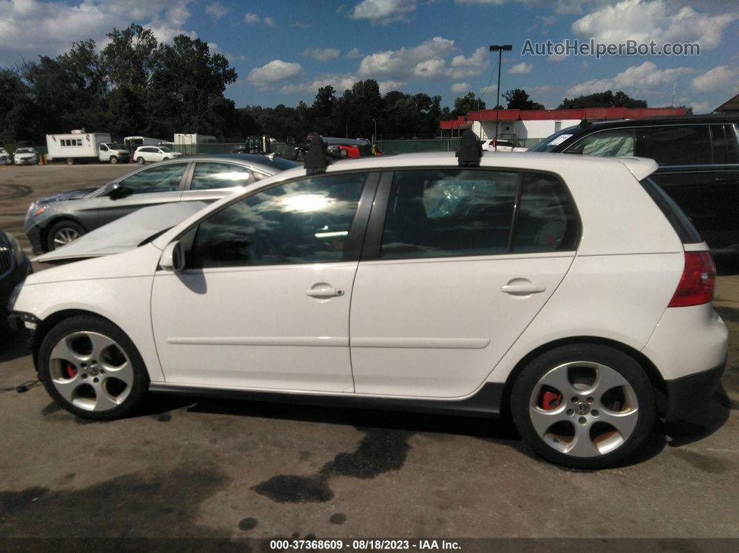 2008 Volkswagen Gti   White vin: WVWHV71K08W328296