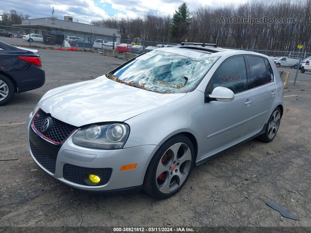 2008 Volkswagen Gti 4-door Silver vin: WVWHV71K18W040917