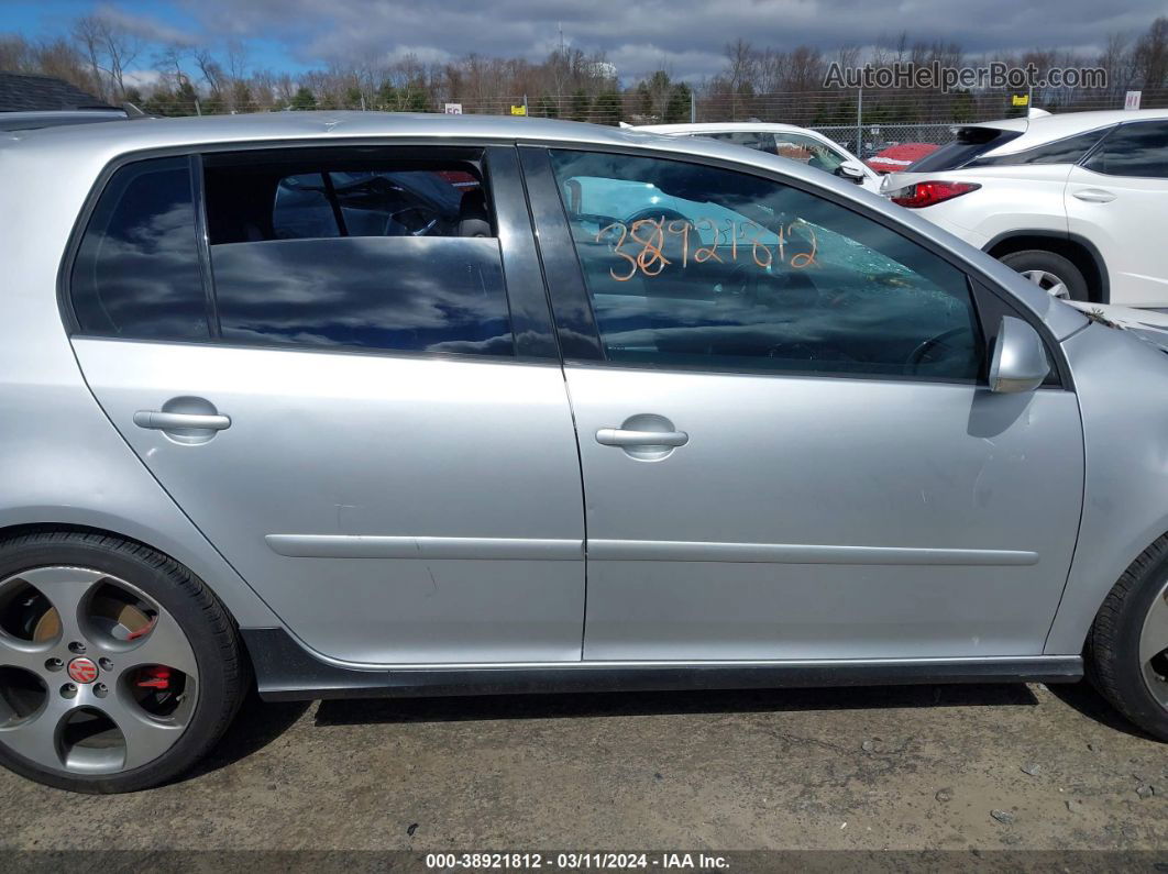 2008 Volkswagen Gti 4-door Silver vin: WVWHV71K18W040917