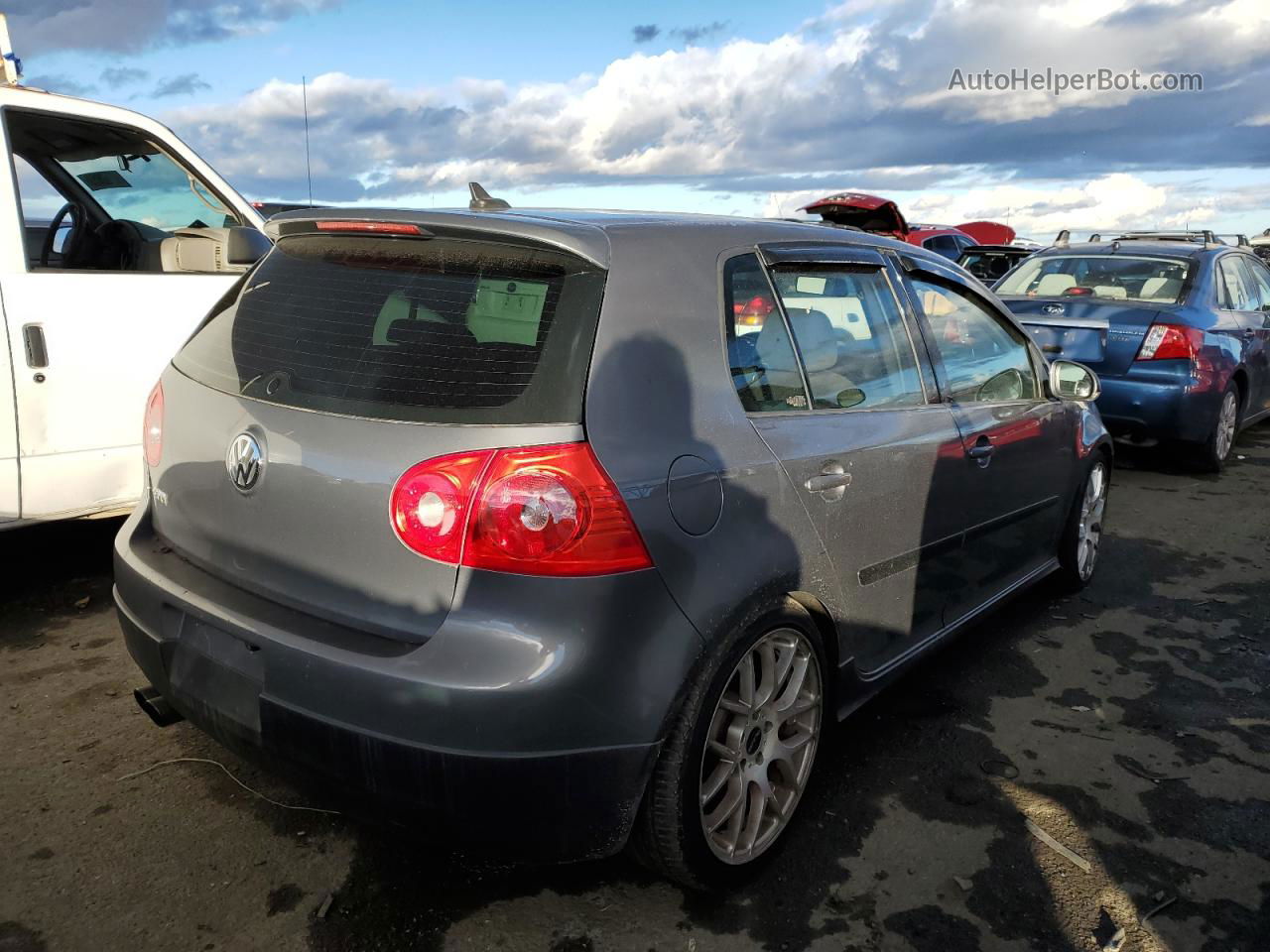 2009 Volkswagen Gti  Gray vin: WVWHV71K19W057928