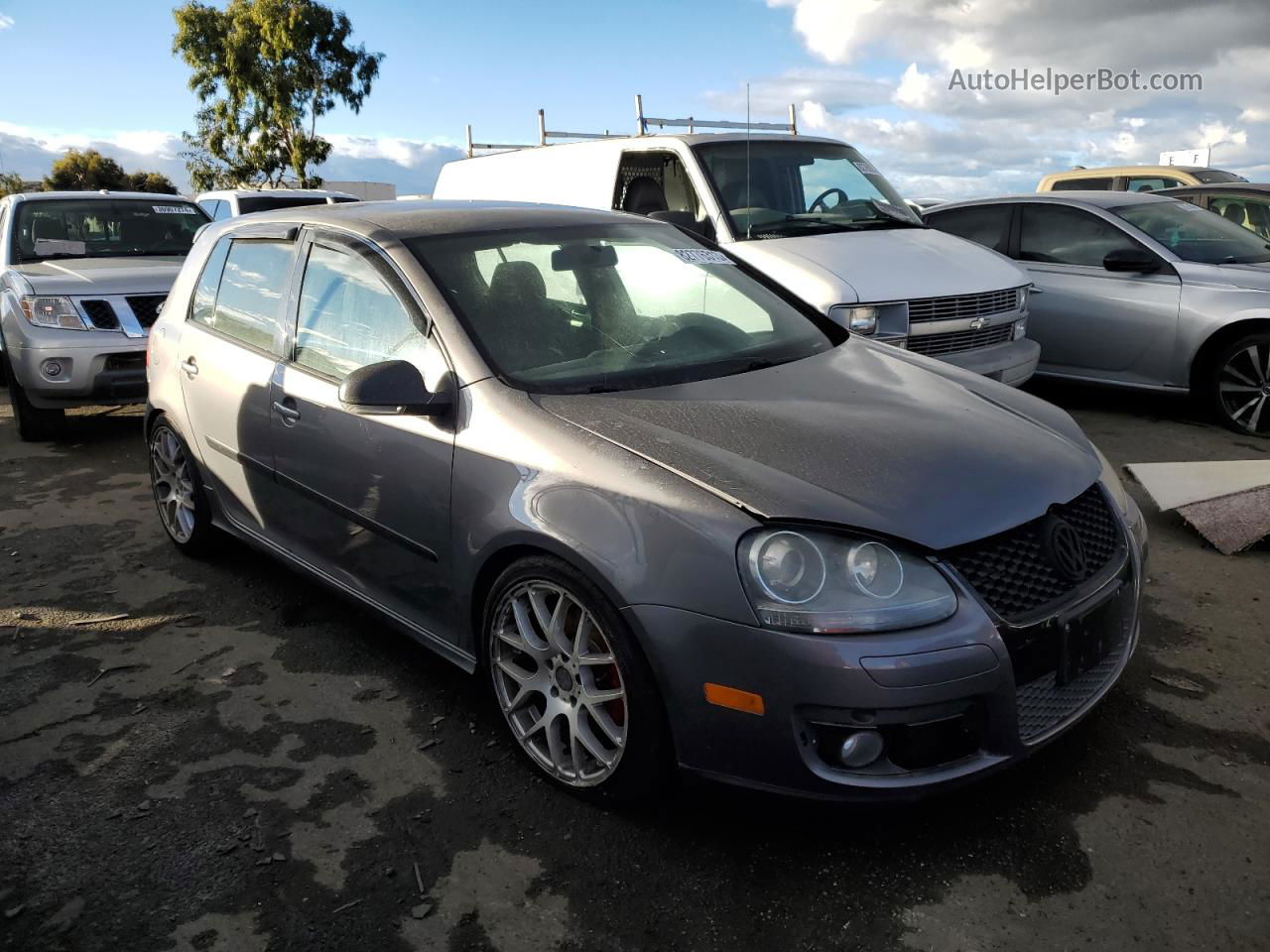 2009 Volkswagen Gti  Gray vin: WVWHV71K19W057928