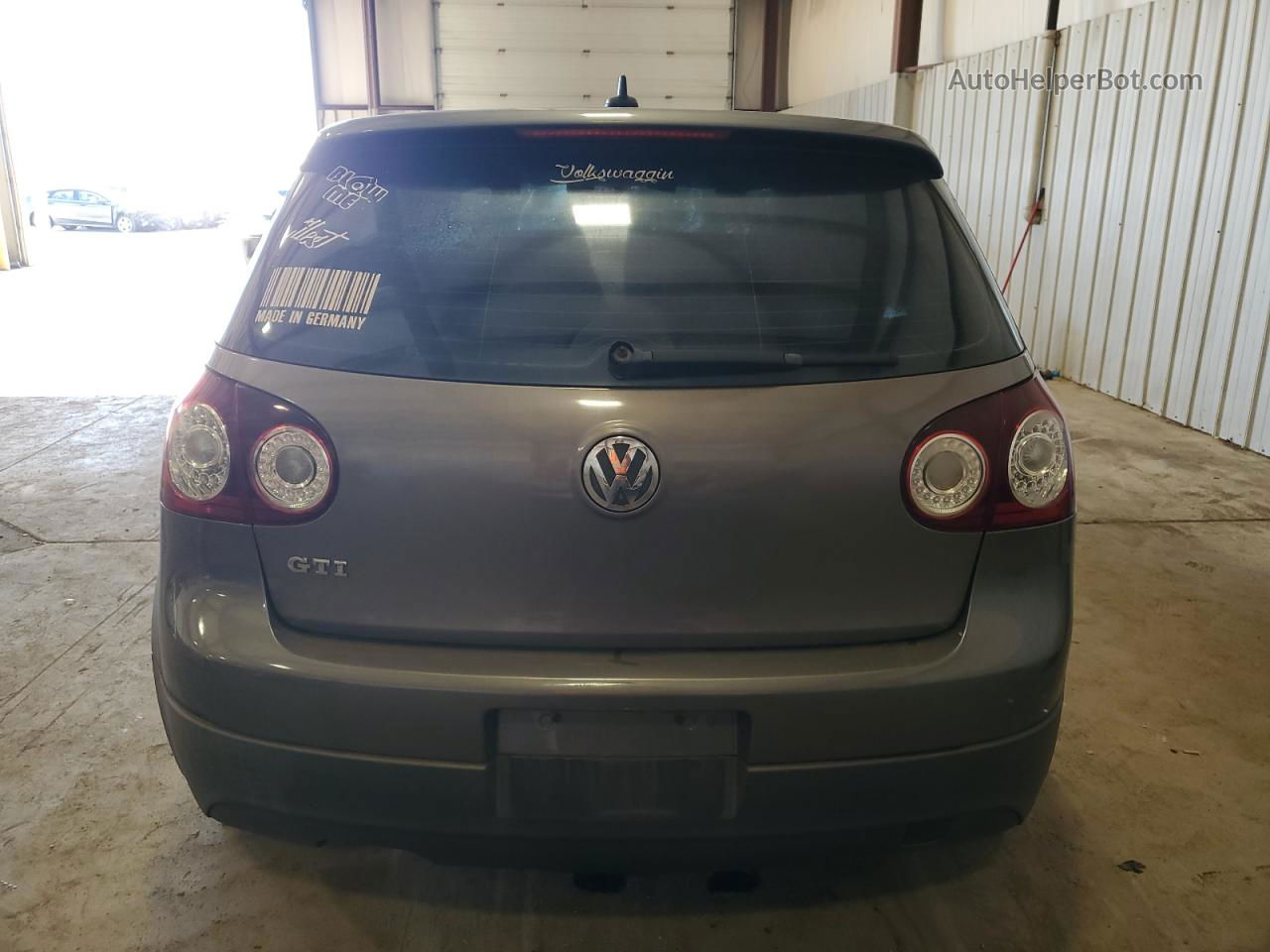 2008 Volkswagen Gti  Серый vin: WVWHV71K28W251415