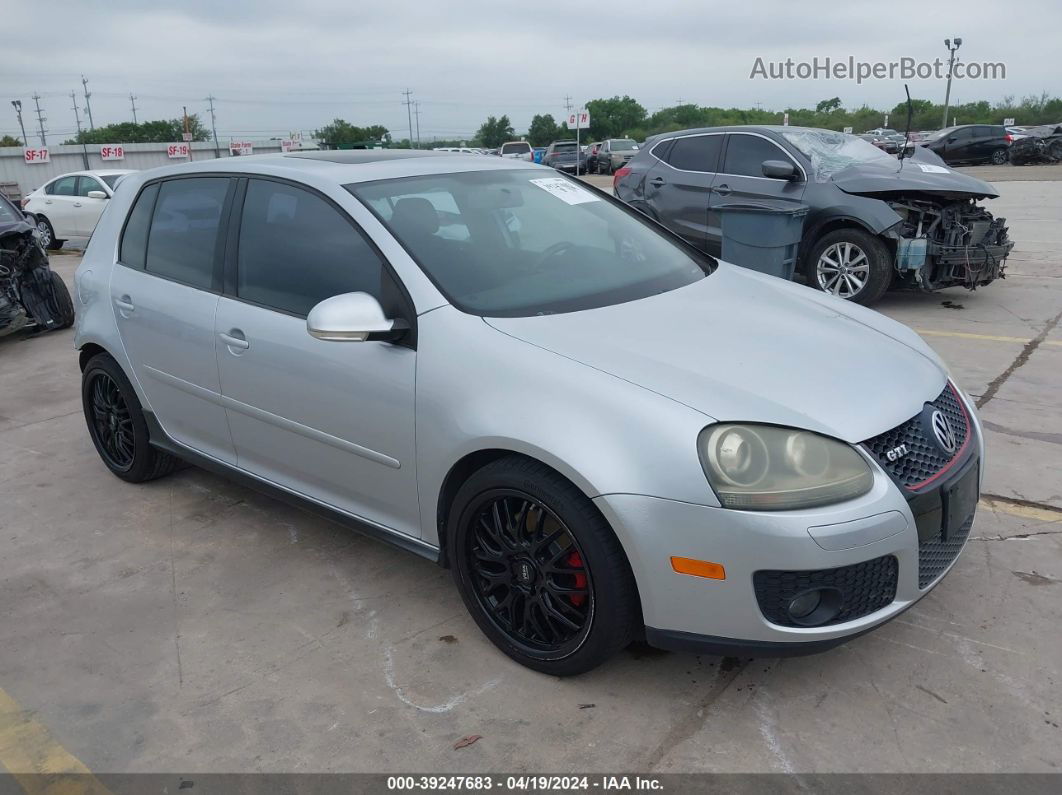 2008 Volkswagen Gti 4-door Silver vin: WVWHV71K38W062000